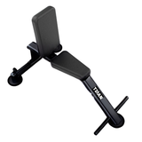 Banco upright TITAN Fitness para press de hombro sentado
