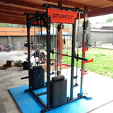 Functional Smith Starfit XT con barra de dominadas y soportes de dips