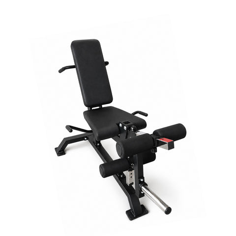 Banco Leg Extension STARFIT - vista frontal, máquina de cuádriceps para gimnasio